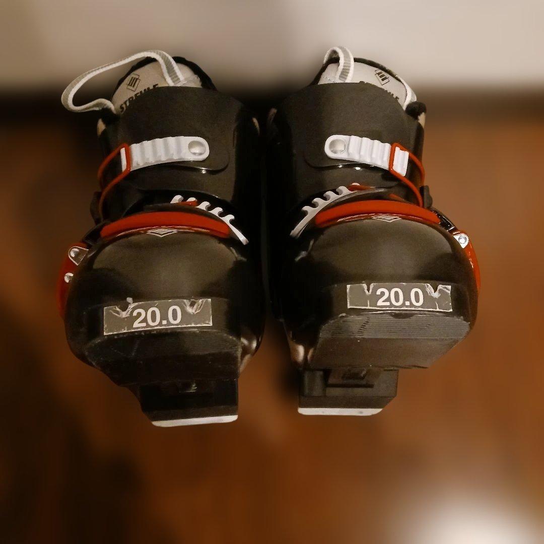 スキー、ブーツ、ストック、ブーツケース、スキー入れ5点セット