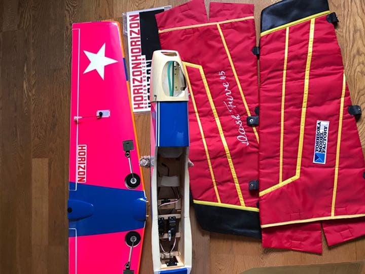 ラジコン　テトラ　オリゾン45  バルサキット組立品 　サーボ付き