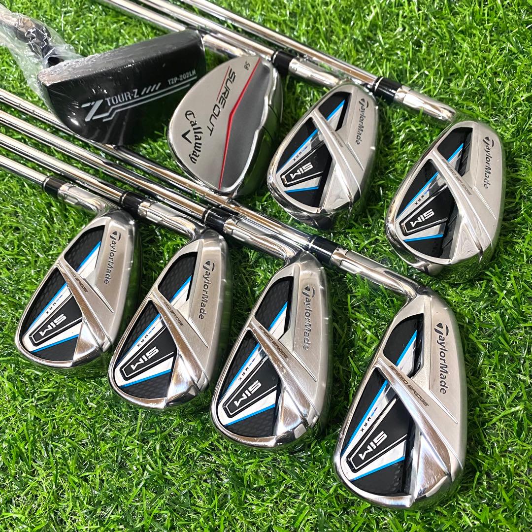 テーラーメイド シム2マックス ゴルフセット 11本 レフティ 左 メンズ S