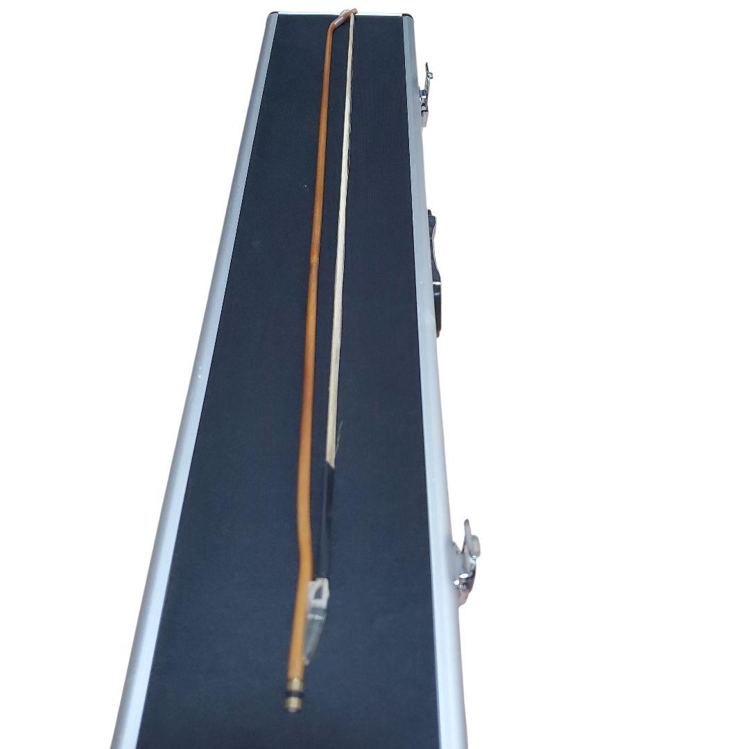 ​【名門・敦煌牌】二胡 上海民族楽器一廠 蛇皮 本皮 ハードケース・付属品付