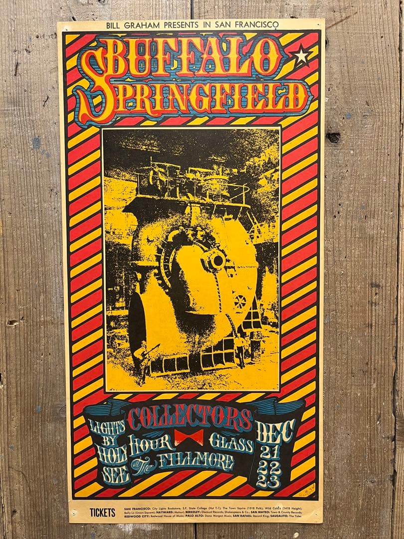 バッファロースプリングフィールド 1967 ビンテージポスター