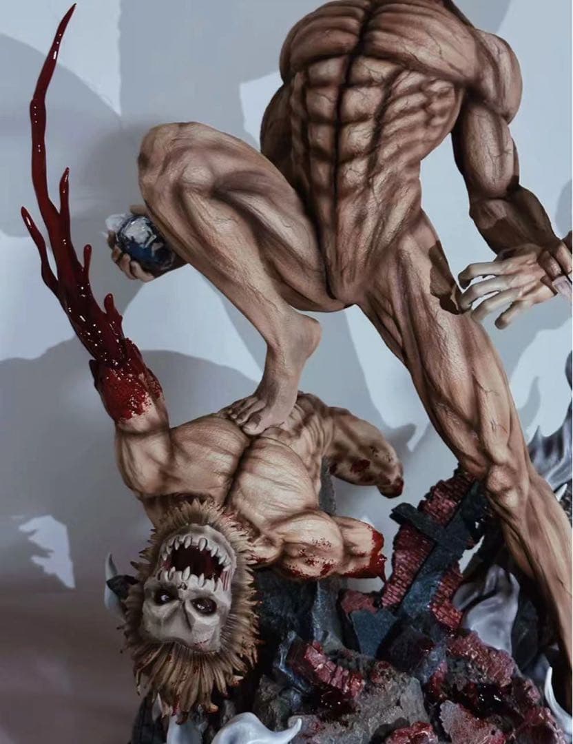 進撃の巨人 エレン・イェーガー ガレージキット ガレキ スタチュー①①