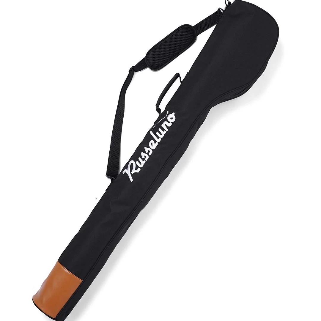 定価19,800円 ラッセルノ Russeluno GOLF クラブケース 黒