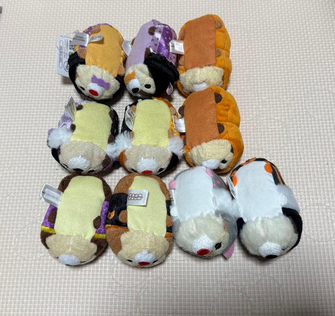 ツムツム　ハロウィン　チップとデール　パンプキン