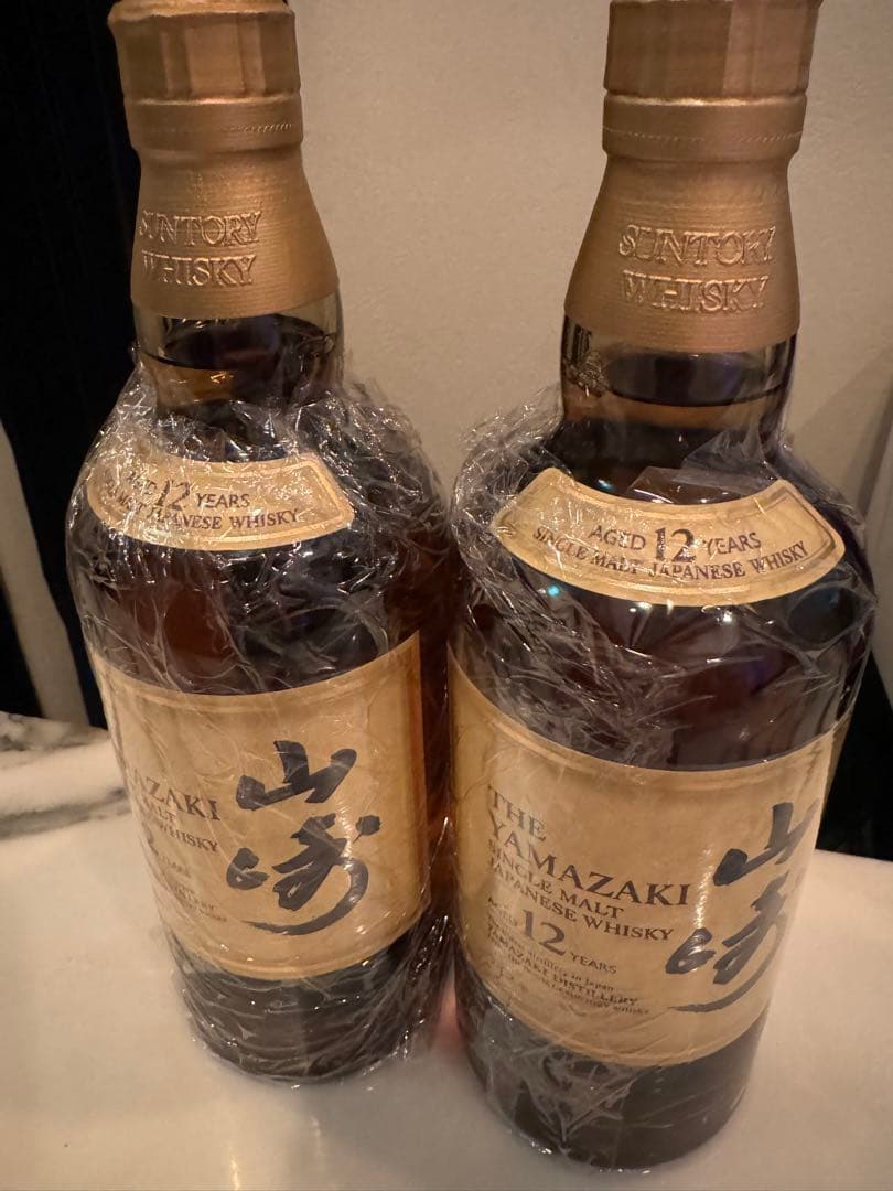 山崎 12年ウイスキー 700ml 2本セット　箱無し
