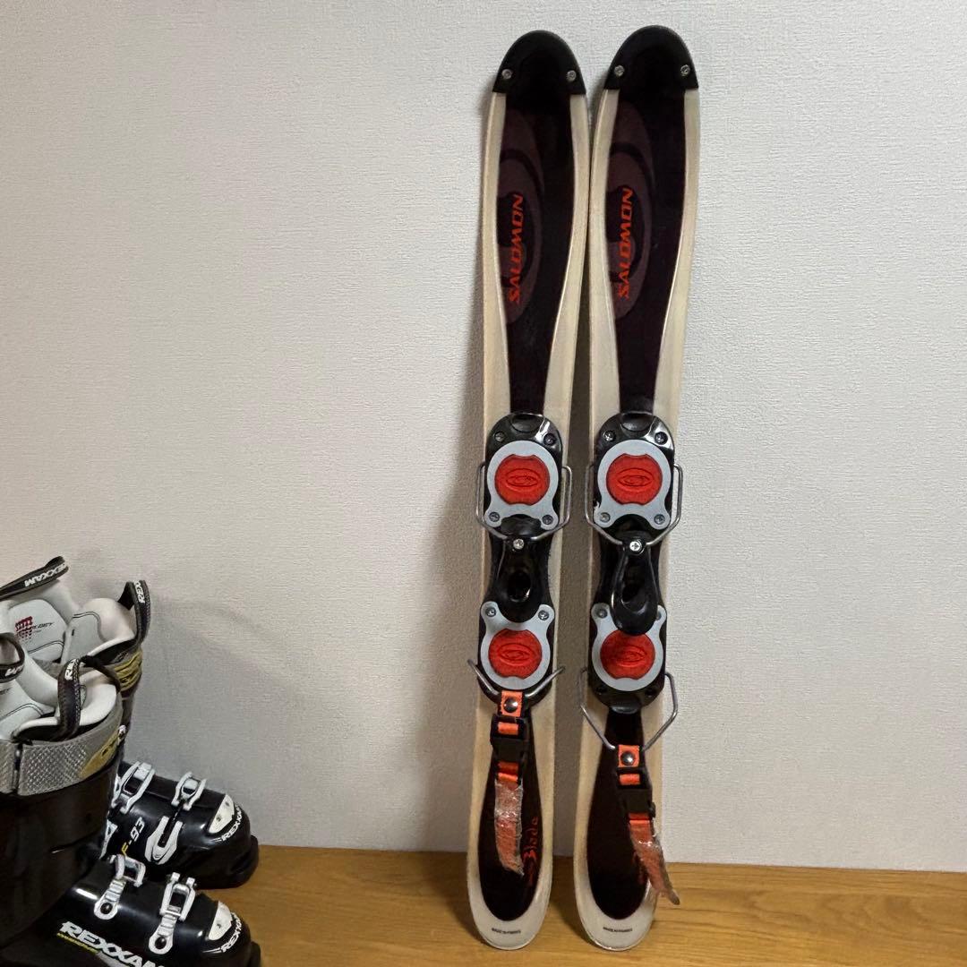 メンズ　ショートスキー　ファンスキーセット　27〜27.5cm Salomon