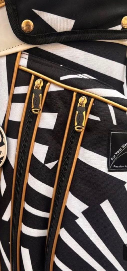 AKIRA ゴルフバッグ ストライプデザイン