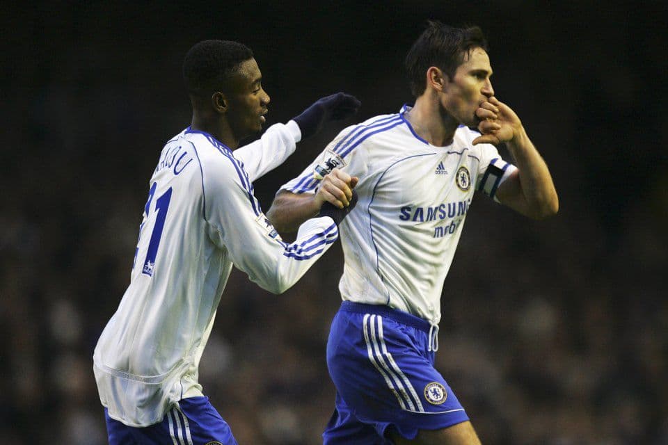 ウェア CHELSEA 2006-07 LAMPARD 8 UCL away Shirt
