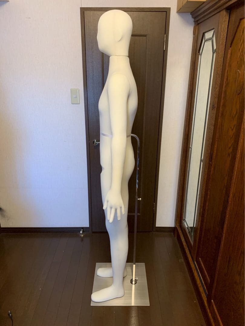 フレキシブルマネキン 成人男性用 アイボリー
