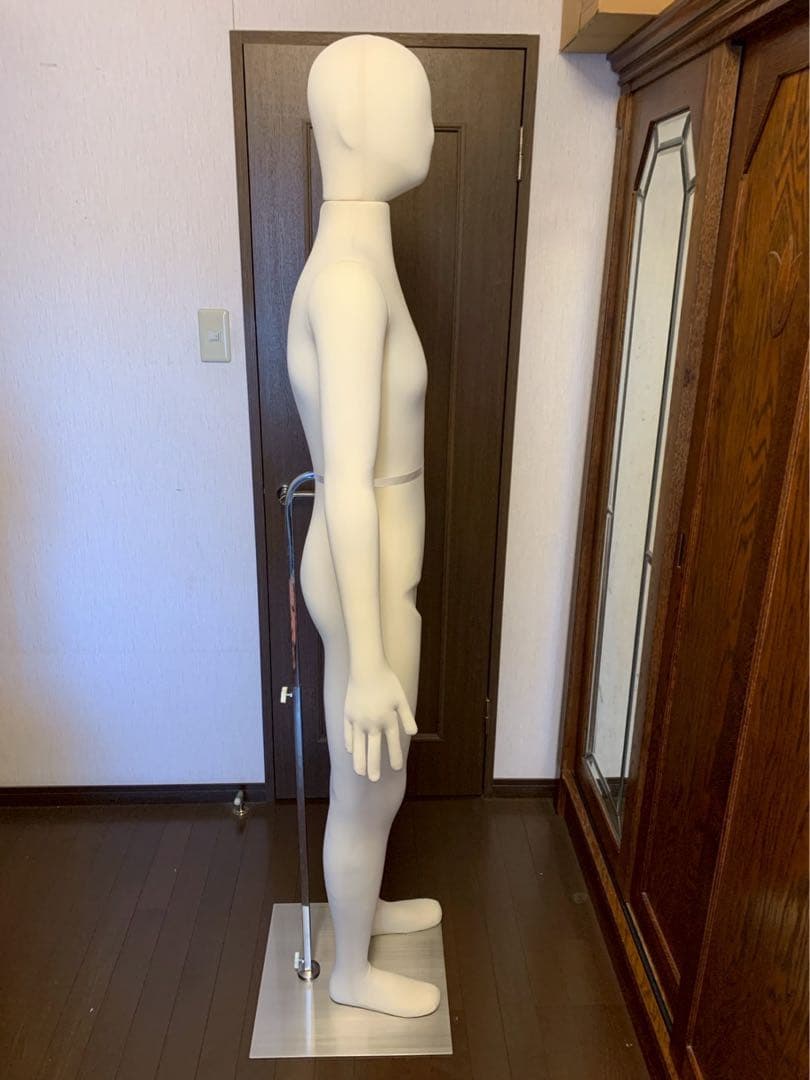フレキシブルマネキン 成人男性用 アイボリー
