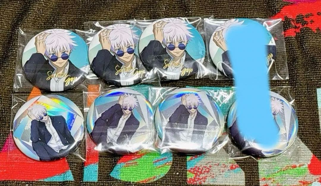 呪術廻戦 五条悟 缶バッジ アクスタ ラバスト アクキー セット