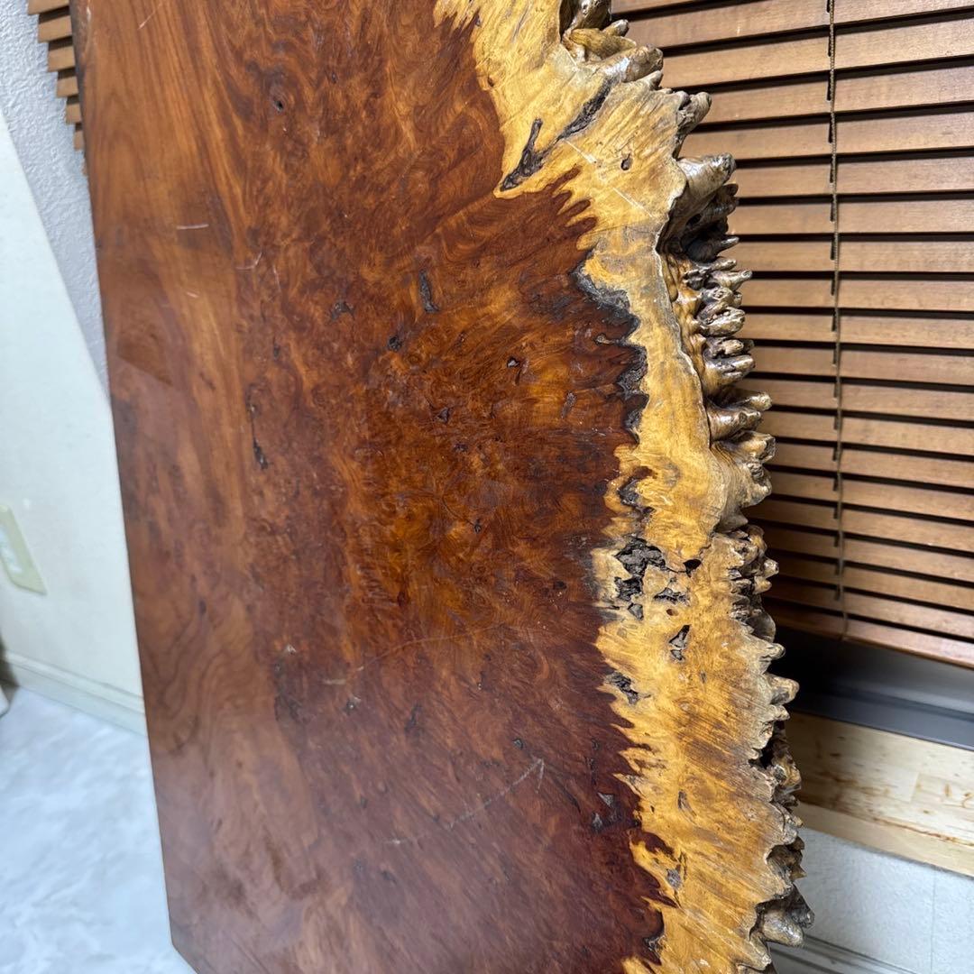 花梨　瘤杢　一枚木　天然木　天板　テーブルトップ　890×240~570