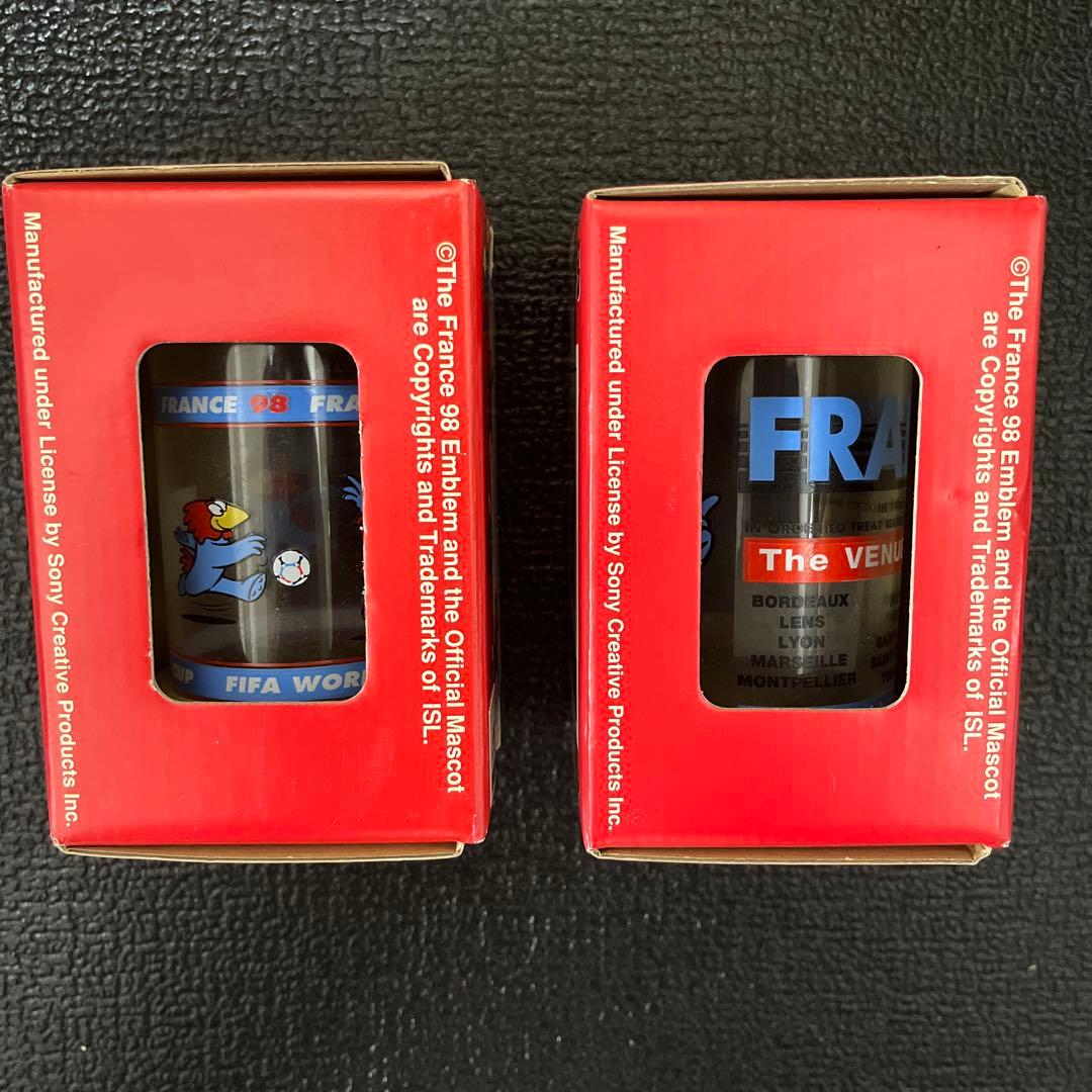 ⚠️レア　フランスW杯1998 オフィシャルグッズ　新品未開封品　コップ