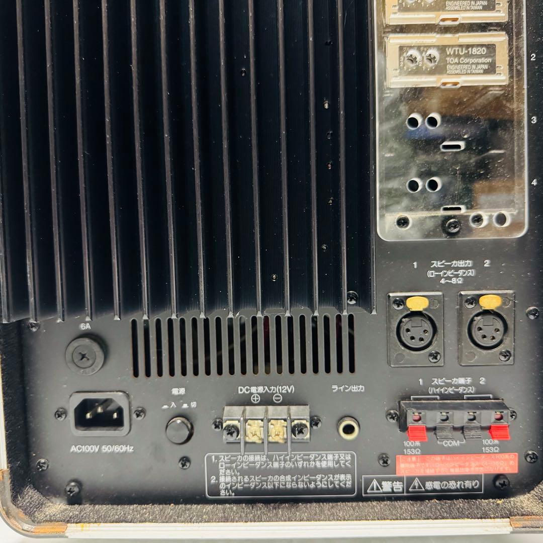 TOA KZ-65DC マイク2本 CD/カセット付きポータブルアンプ