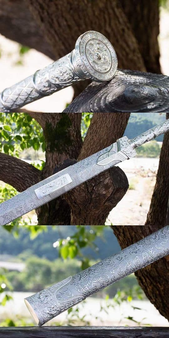 冷御寒山-漢剣 古兵器 武具　刀装具　日本刀　模造刀 居合刀