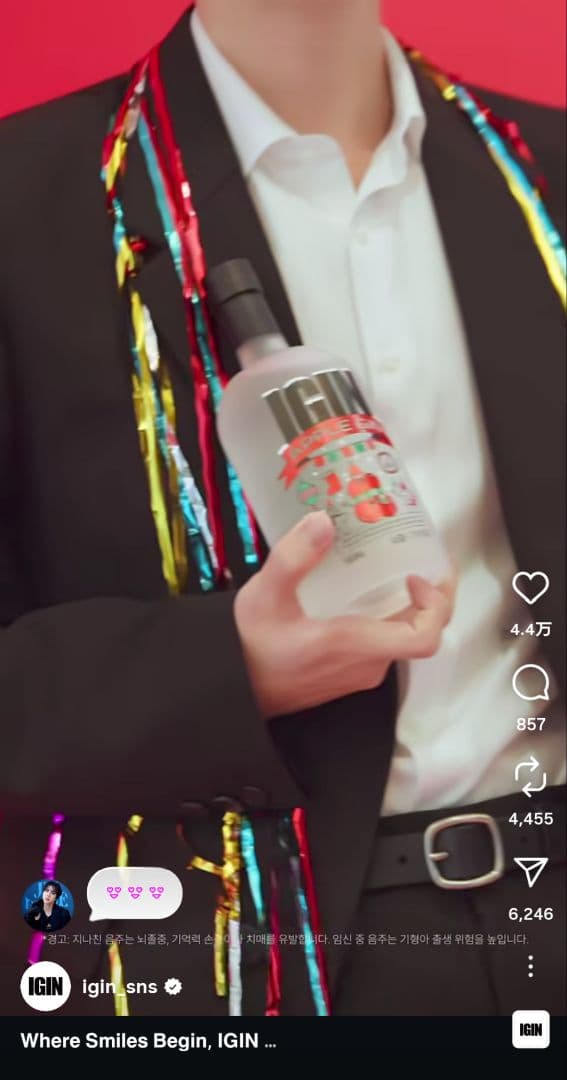 アイドル IGIN APPLE GIN Holiday Special Edition