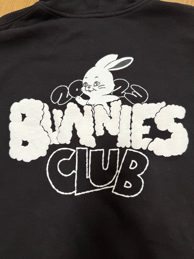 NewJeans BunniesClub パーカー Mサイズ Black