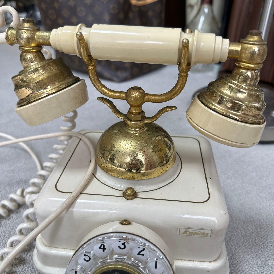 レトロ・アンティーク ダイヤル式電話機　DK-601X2