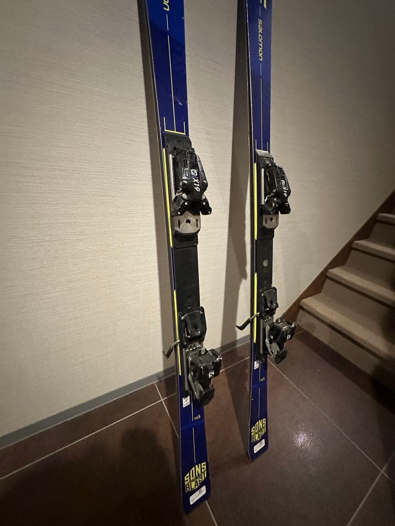 FIS Salomon SL 165 S/RACE スキー ビンディング付き
