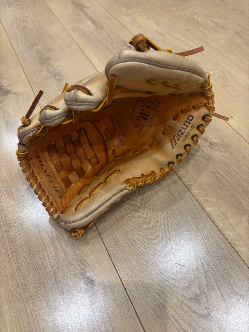 ミズノ一般硬式投手グローブ！廃盤品！フルメンテナンス！高校野球対応品！