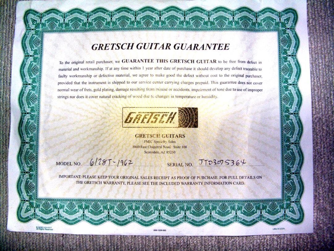 ギター GRETSCH G6128-62 Duo Jet Double Cutaway