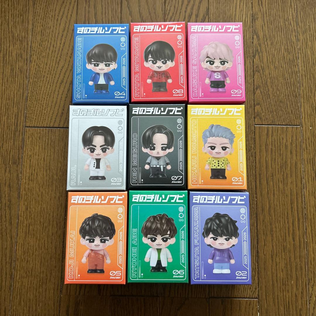 Man すのチルソフビ　セット　コンプリート　9体