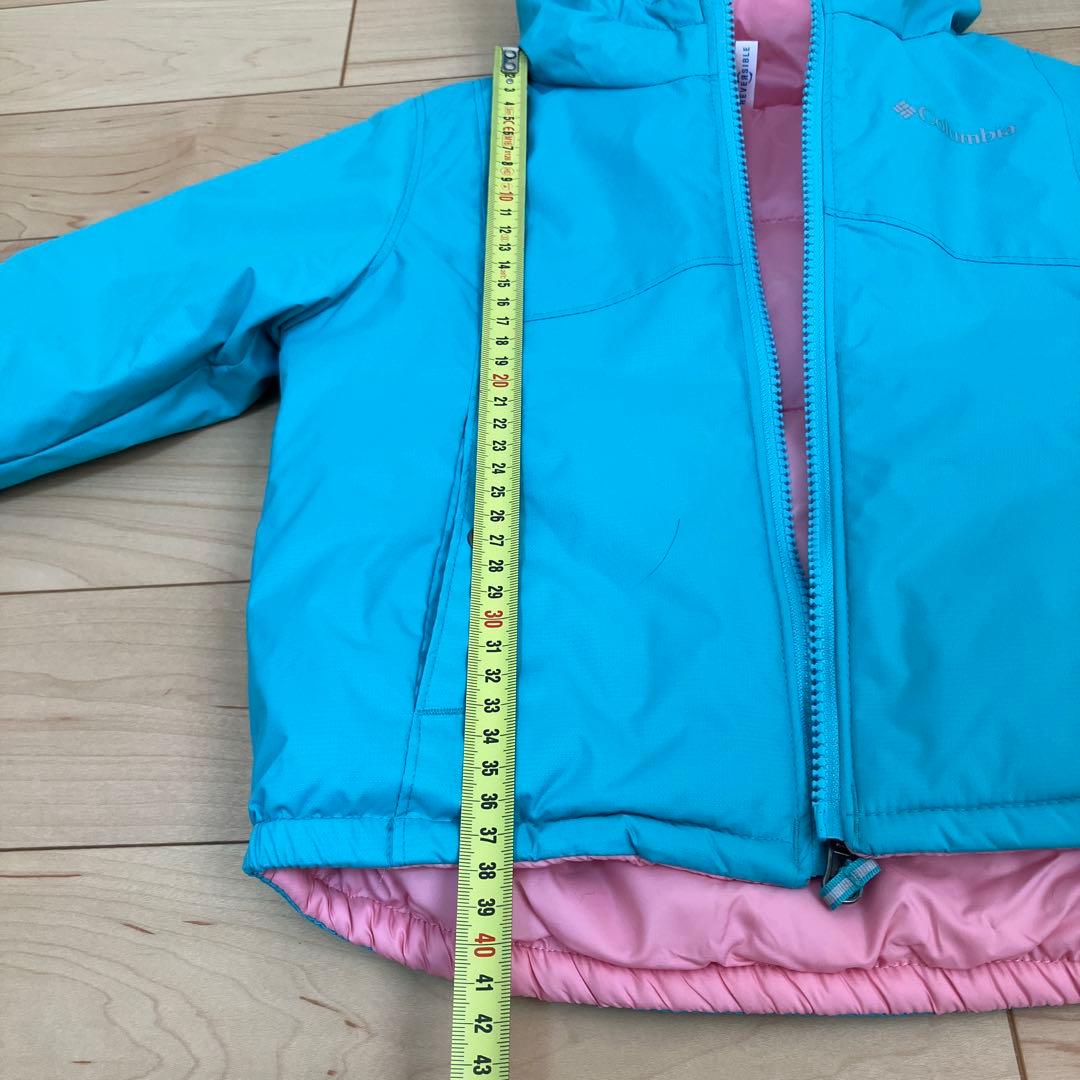 Columbia キッズ　スキーウェア　3T 100 ピンク×エメラルド