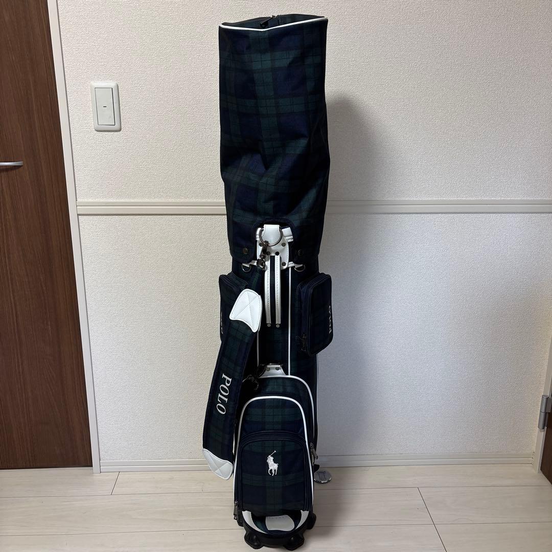 POLO GOLFポロゴルフ キャディバッグ キャスター付き ラルフローレン