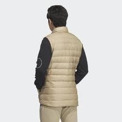 S アディダス ゴルフ リップストップ フルジップ ダウンベスト