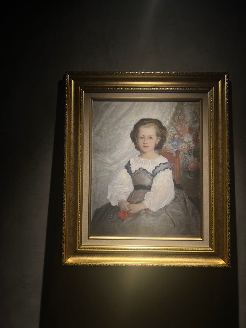 Pierre-Auguste Renoir『ロメーヌ・ラコー嬢の肖像』