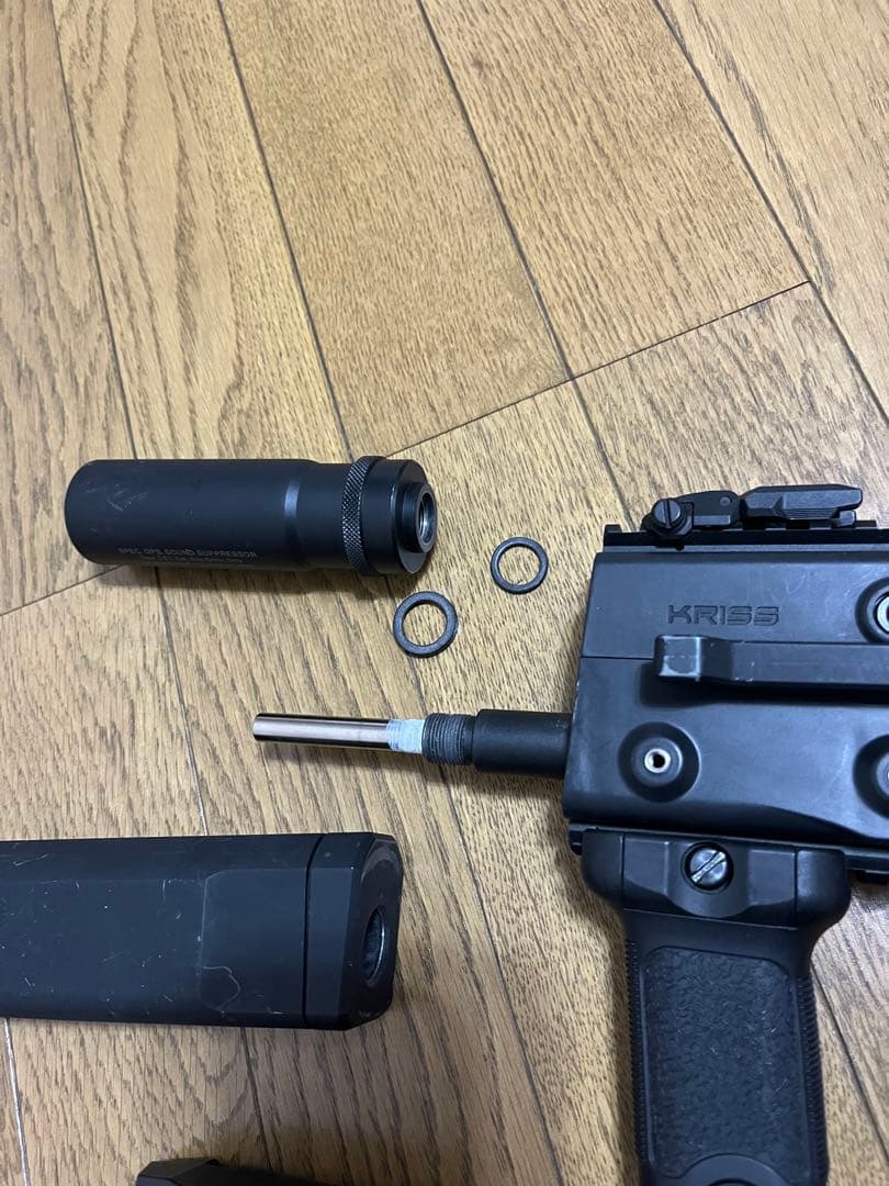 電動トイガン ブラック 調整可能m4ストック付き　クリスベクター　美品