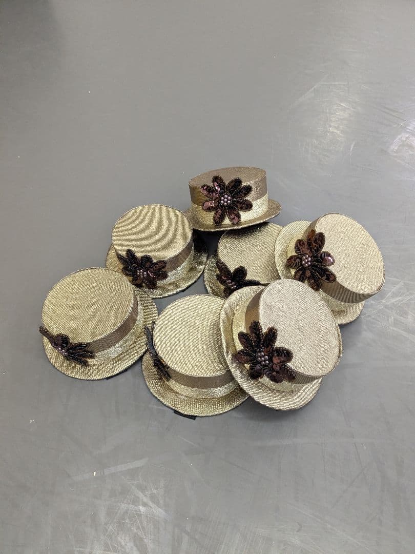 ゴールド/茶バレエチュチュ 7着セット