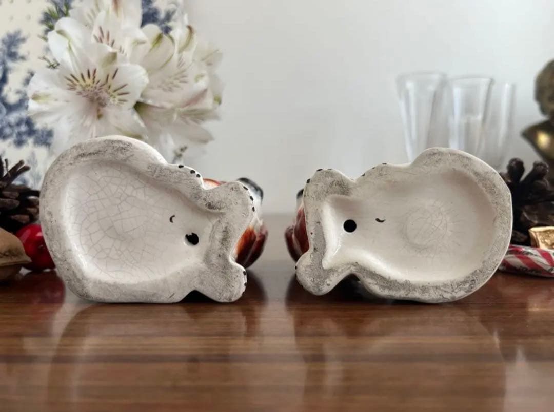 英国ヴィンテージ ♤ 小さなスタッフォードシャー・ドッグ