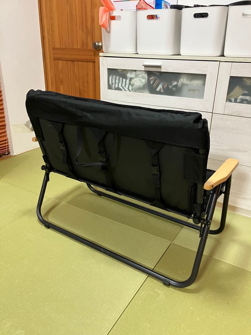 DOD ブラック グッドラックソファ