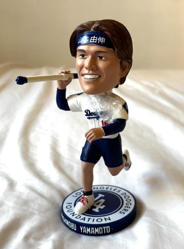 山本由伸 ドジャース ボブルヘッド ジャベリン（槍） 9/27 スタジアム限定