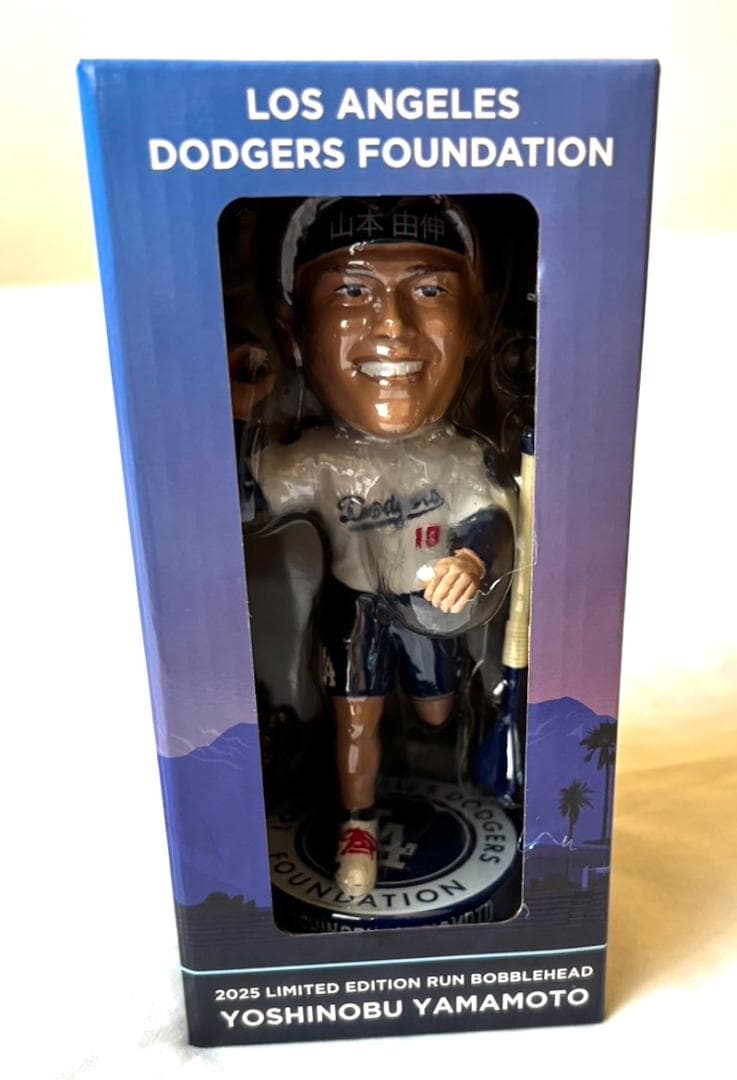 山本由伸 ドジャース ボブルヘッド ジャベリン（槍） 9/27 スタジアム限定