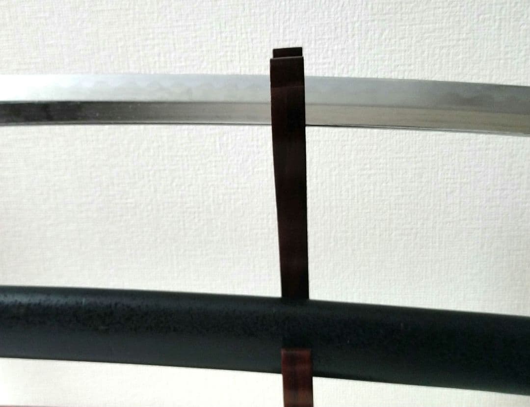 日本刀　黒塗鞘模造刀　美品　刀袋入り