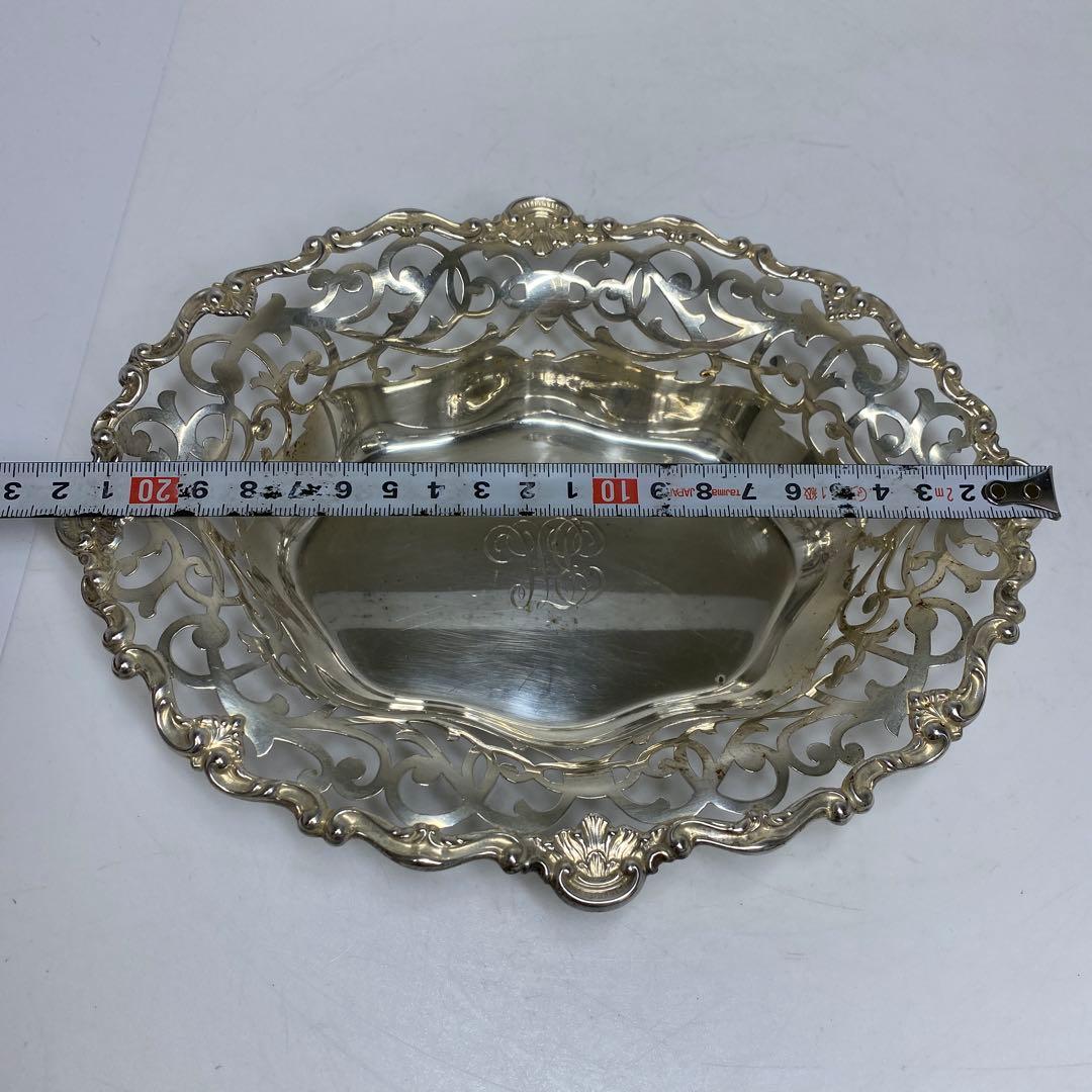 ゴーハム　sterling 透かし鉢　187g トコニ　東さ7-0304②