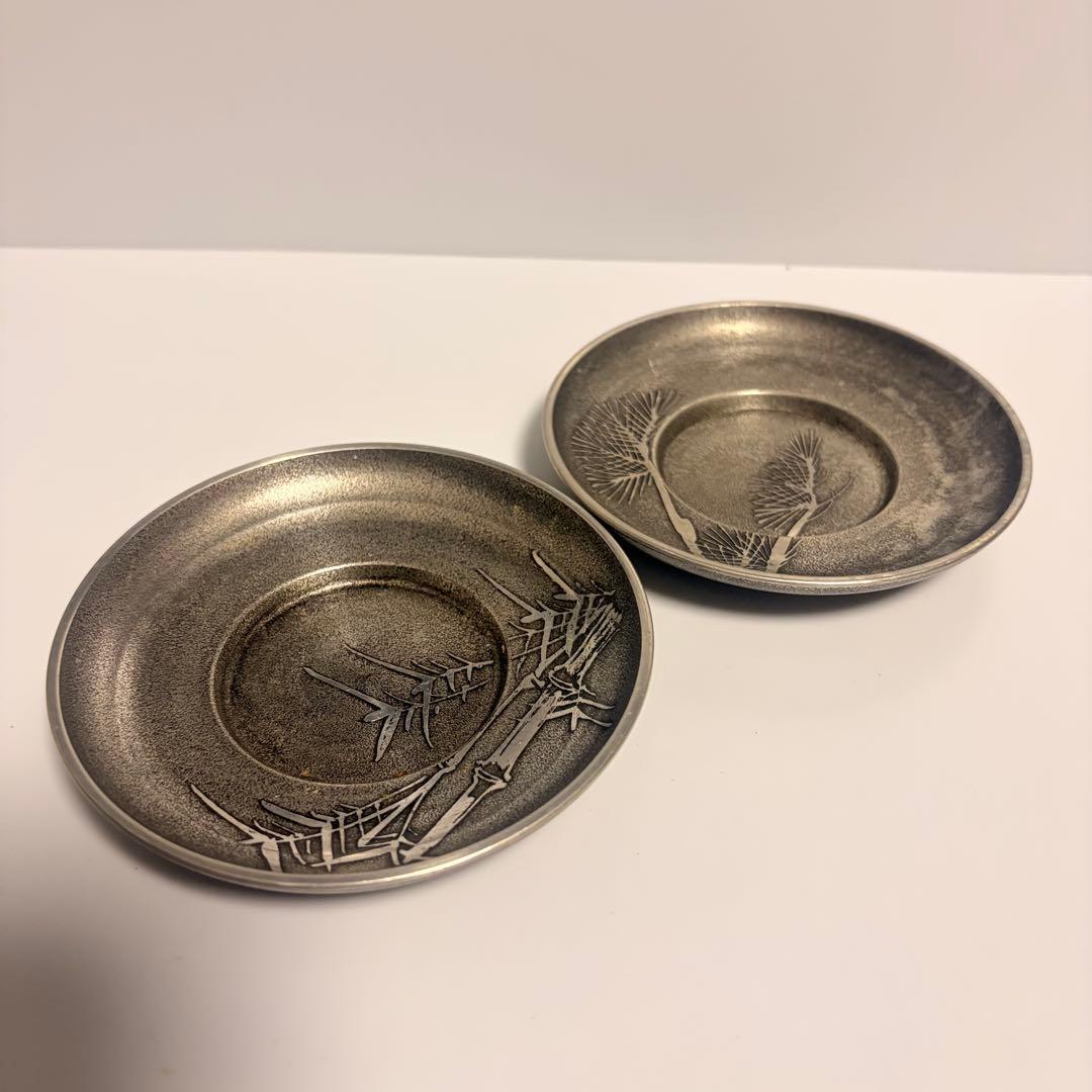 錫半 茶壺 本錫 茶入 茶道具