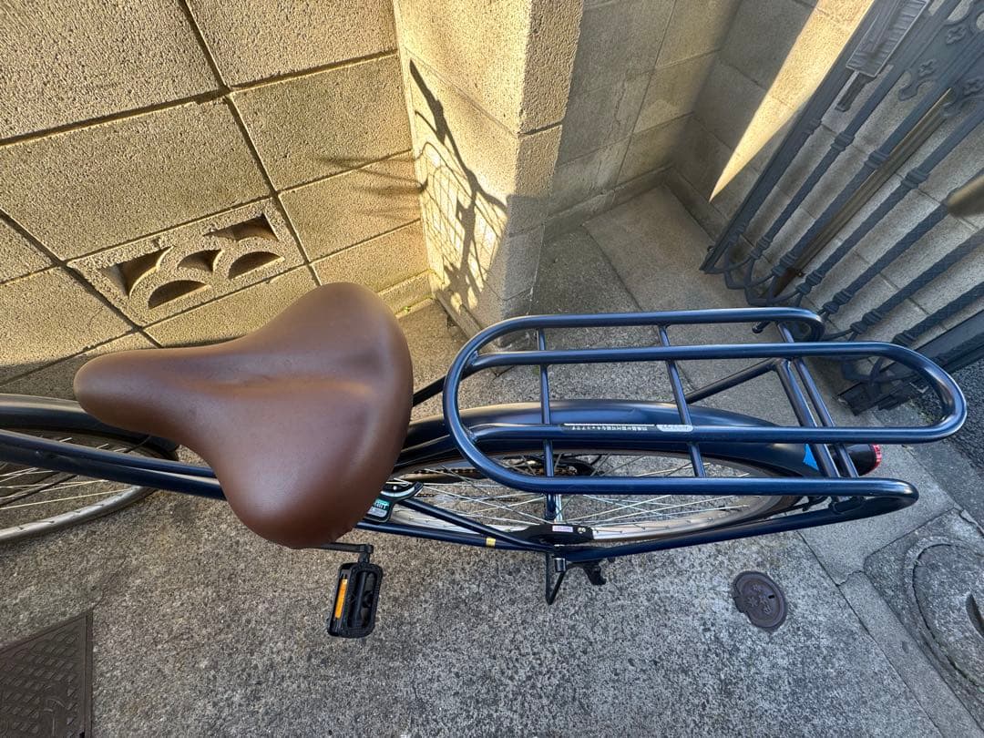 (世田谷区引渡し)ネイビーブルー 26インチ シティサイクル