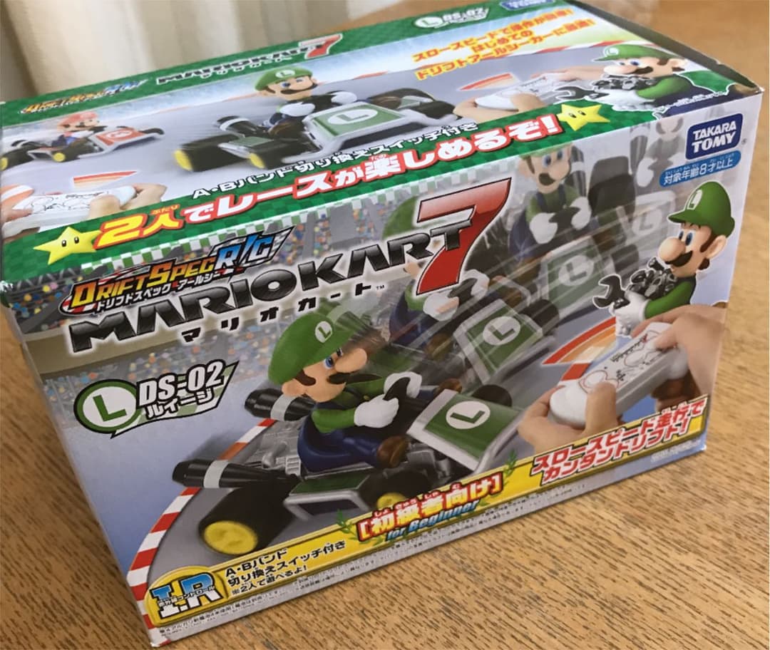 新品未開封　ドリフトスペックアールシー DS-01 マリオカート7 ルイージ