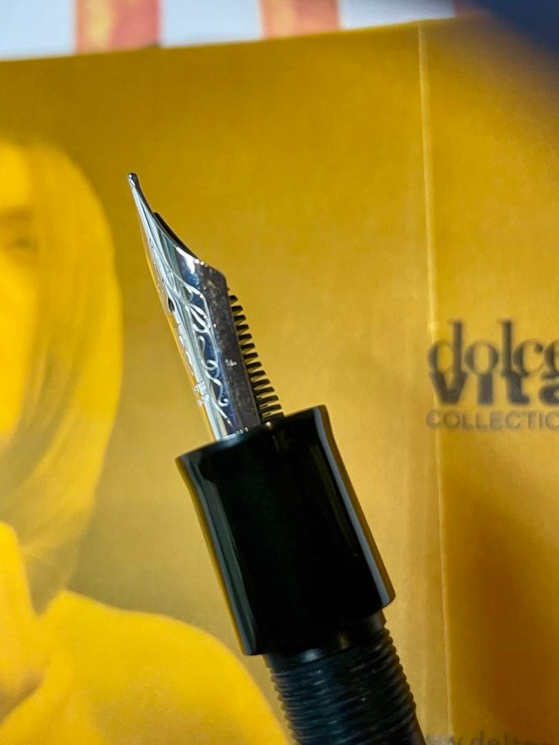 デルタ　万年筆　ドルチェビータミディアム（初期型、18k、F）