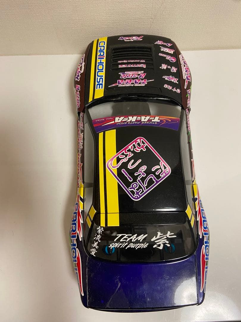 藤尾仕様のs13シルビア 3Dデカール貼付 2つのボディーをひとつにしてあります