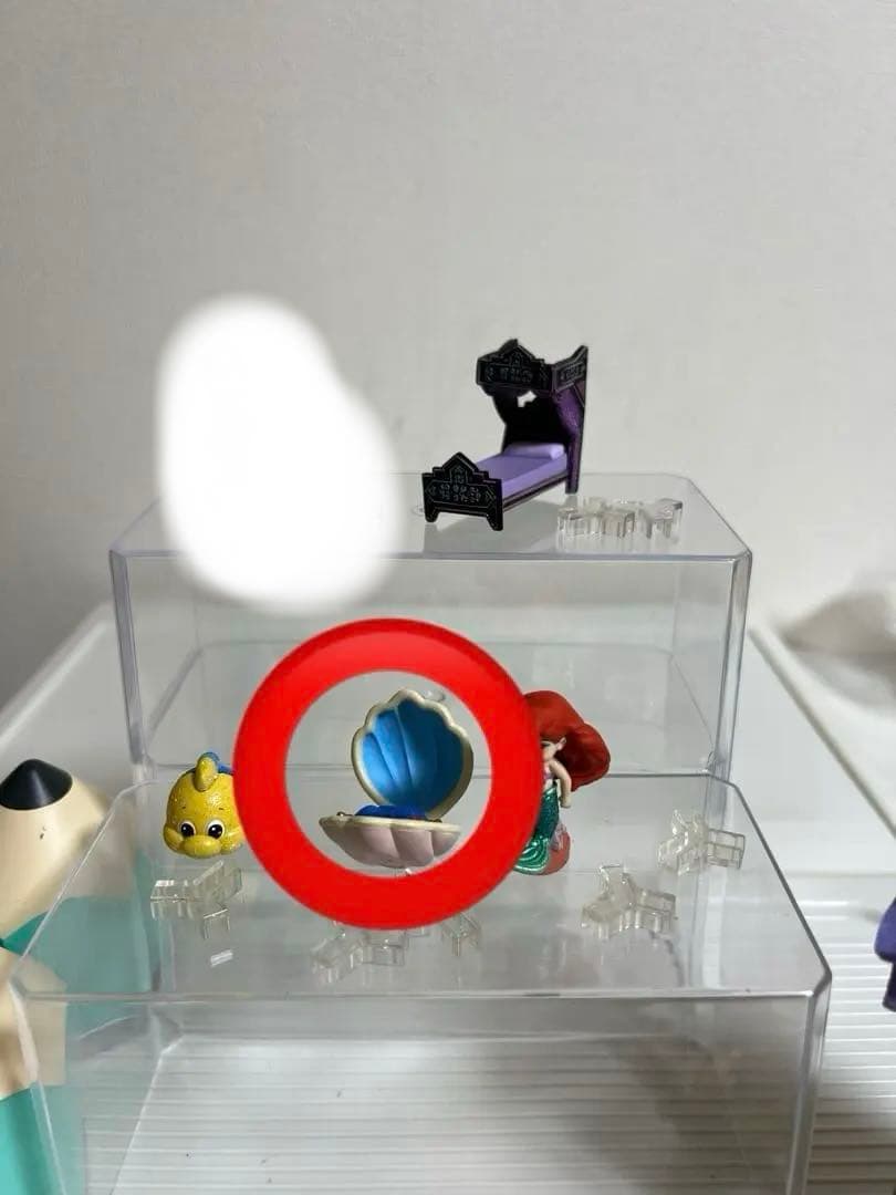 ディズニー、アニメータードール（ミニ）リトルズ、アリエル、アナ雪ベッドフィギュア