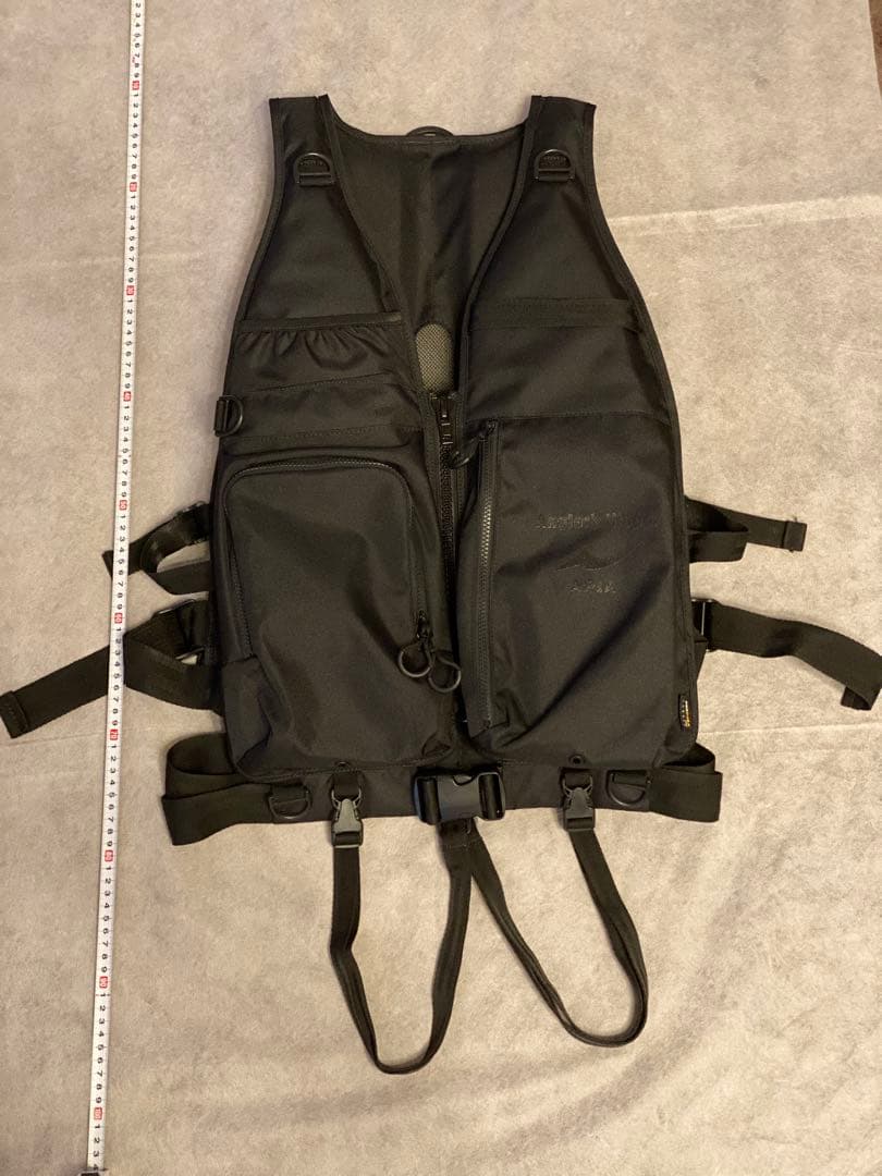 Angler's Utopia フィッシングベスト ブラック