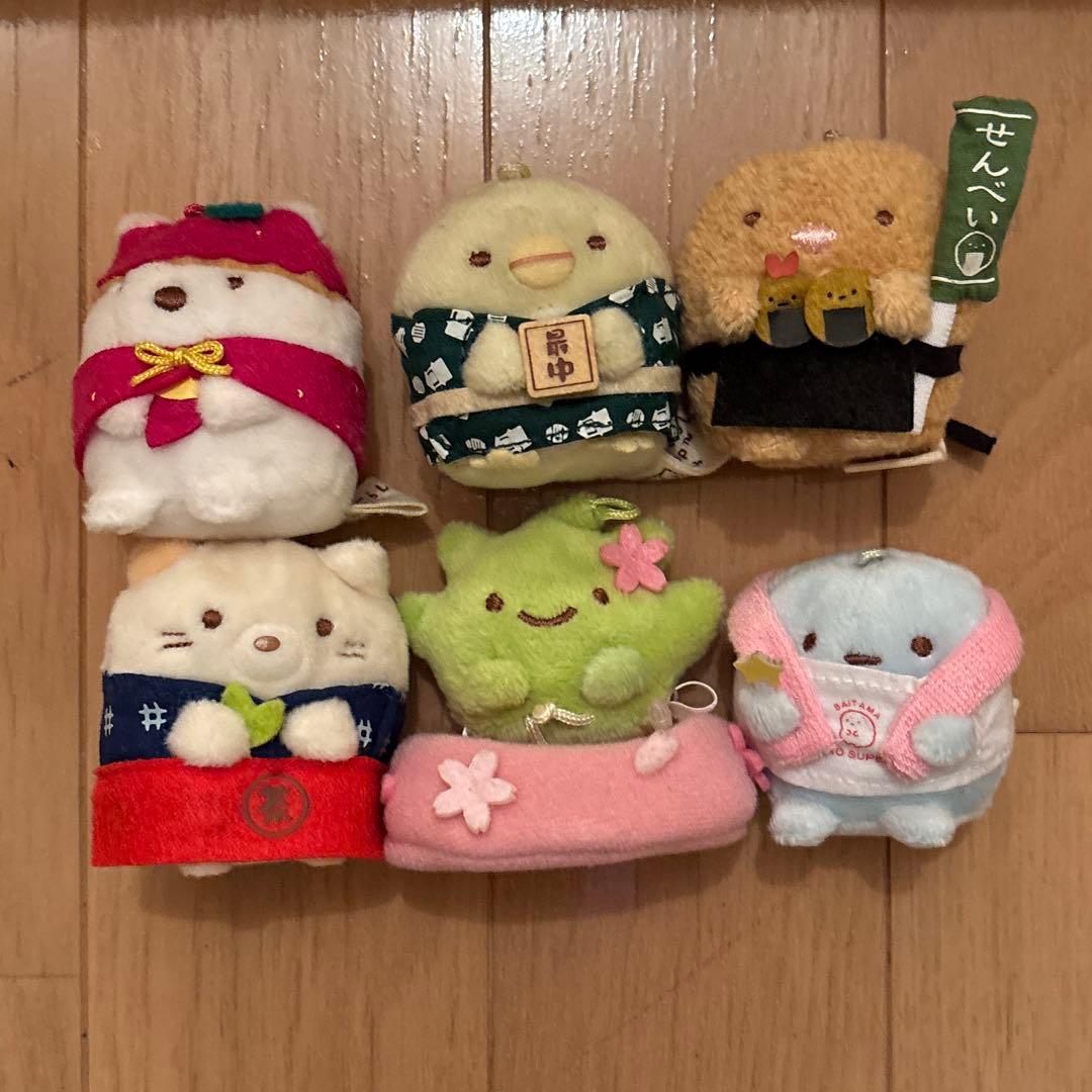 すみっコぐらし　ららぽーと富士見　さいたま限定　てのりぬいぐるみ セット