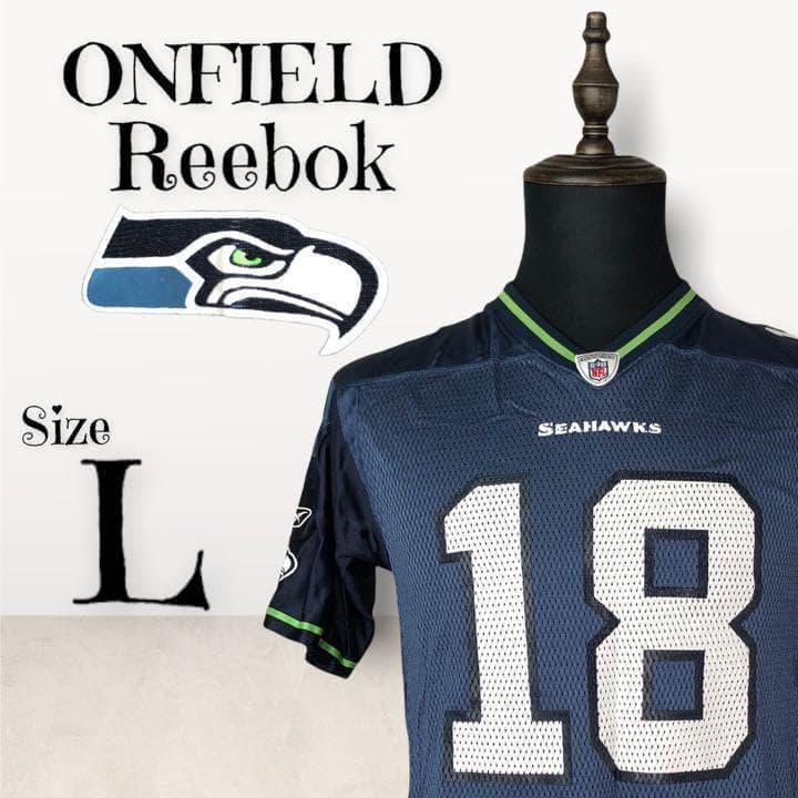 【新品未使用】 現地購入 Reebok NFL SEATTLE SEAHAWKS