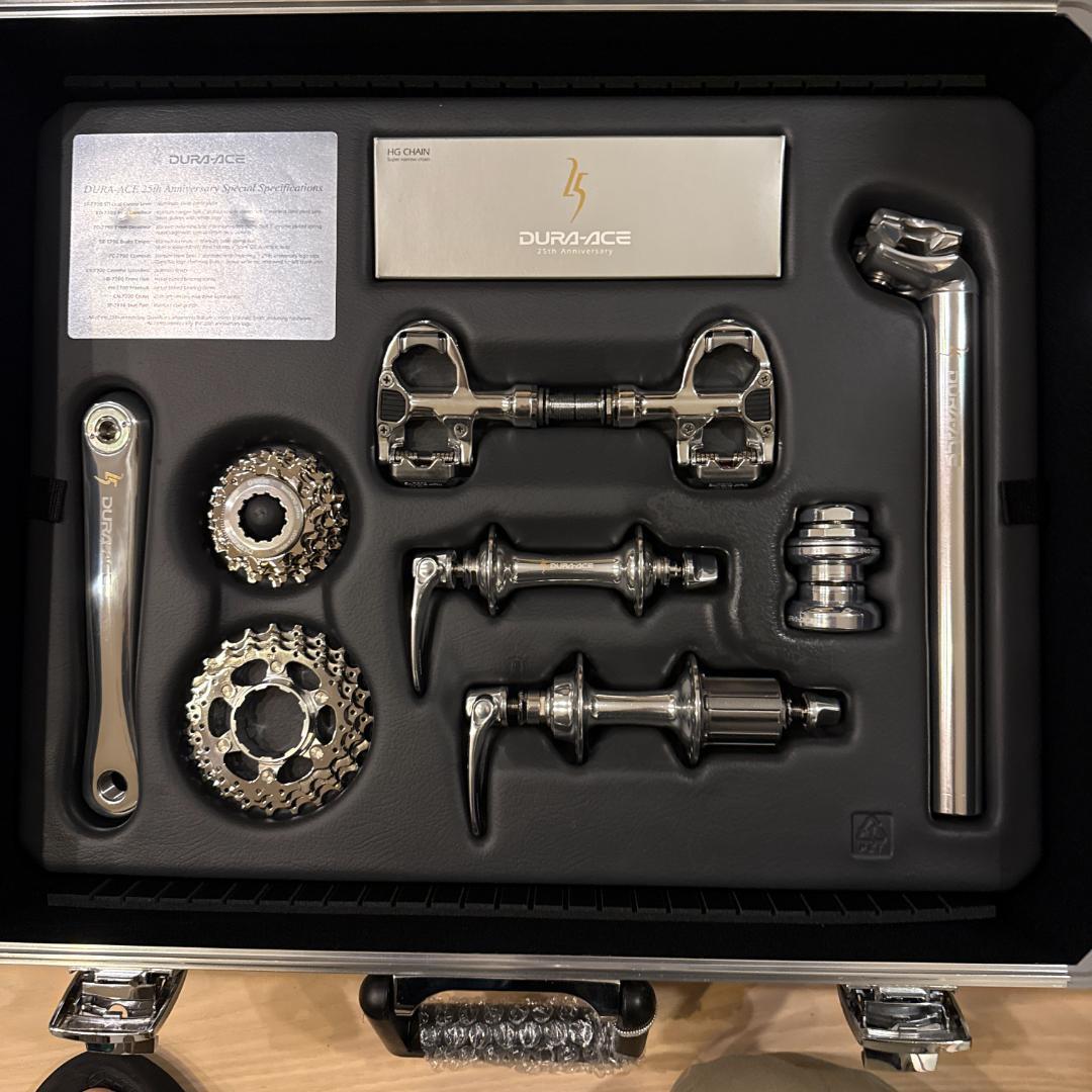 ★希少★SHIMANO DURA-ACE 25周年記念7700シリーズセット