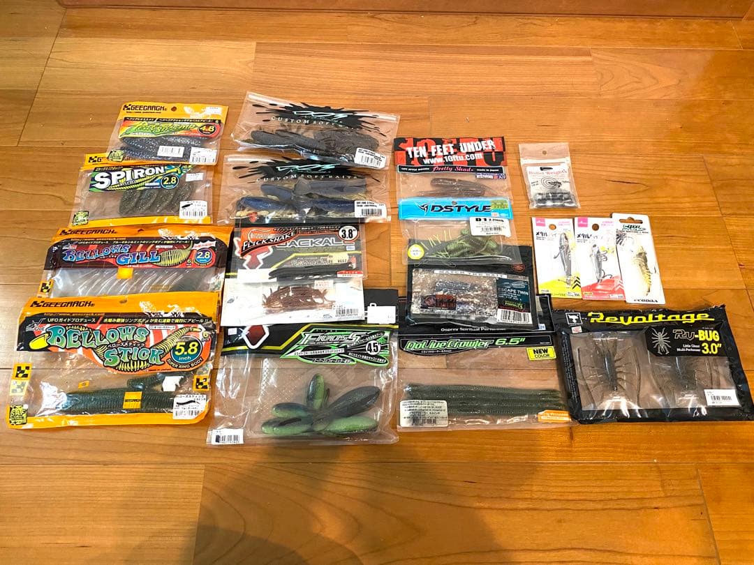 バス釣り　ルアー　ワーム