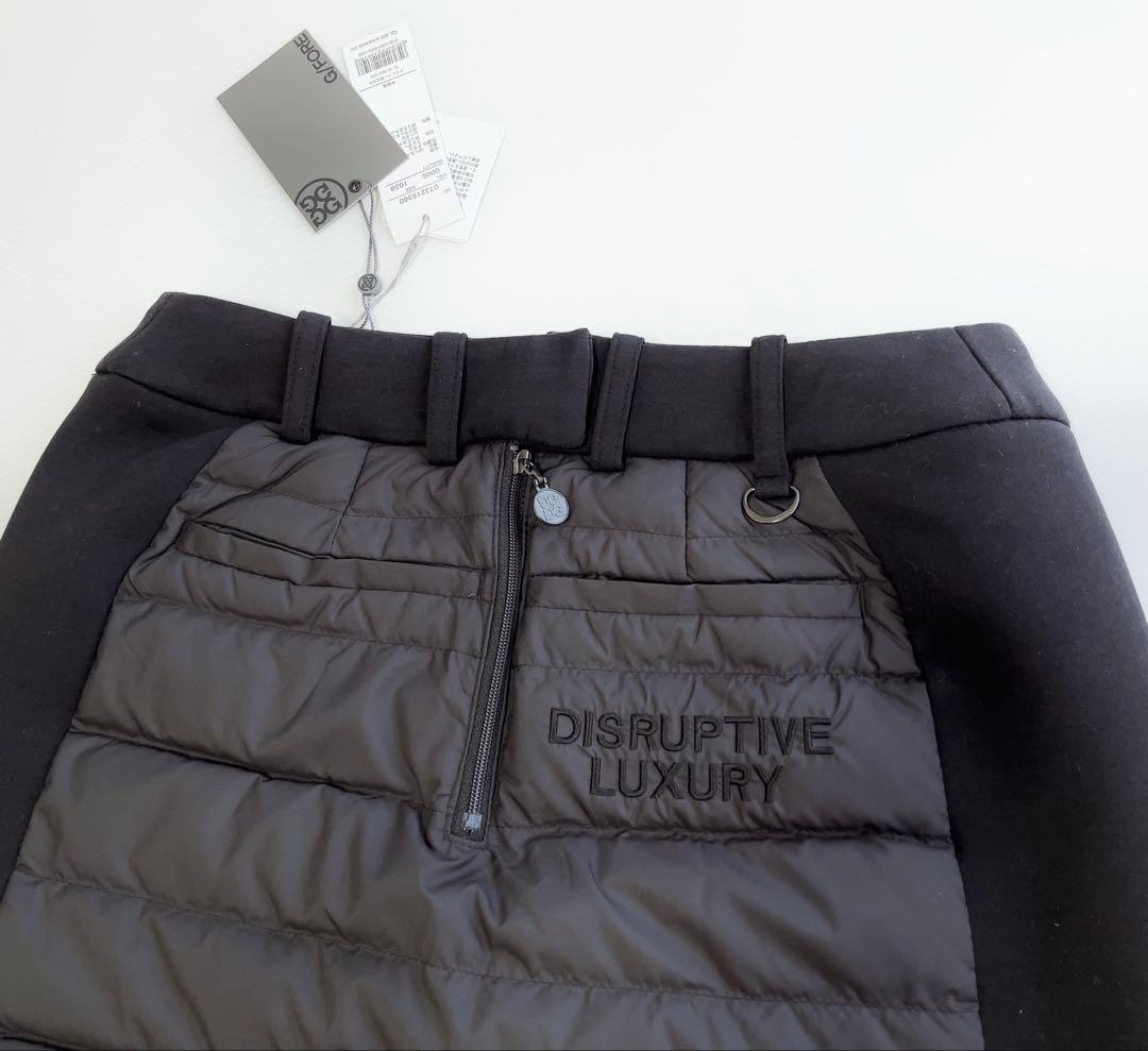 【新品タグ付き】G/FORE ジーフォア　ダウンスカート　ブラック